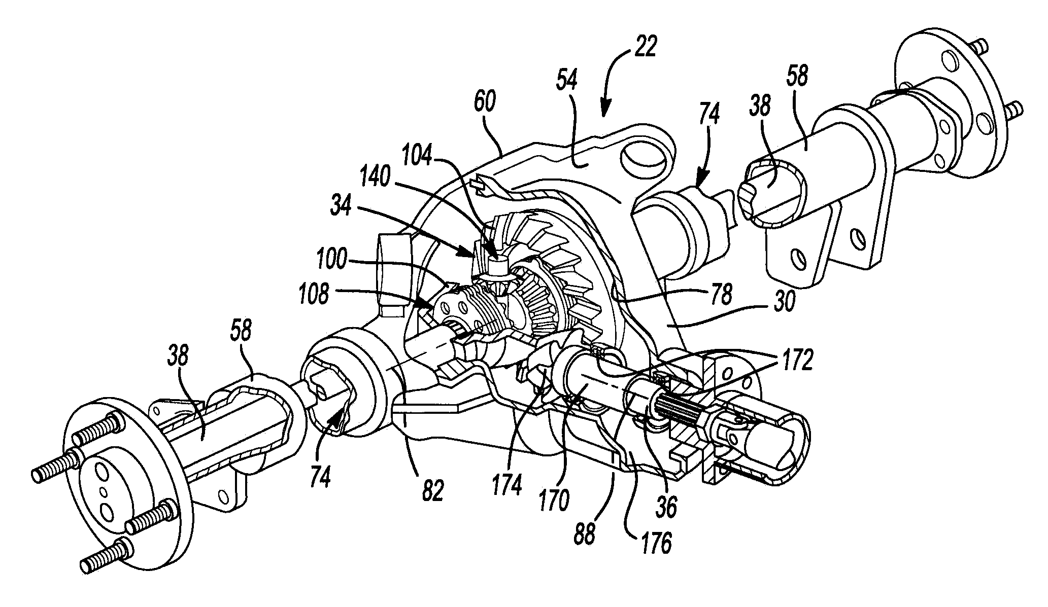 Limited slip differential with positive lube flow to clutch plates
