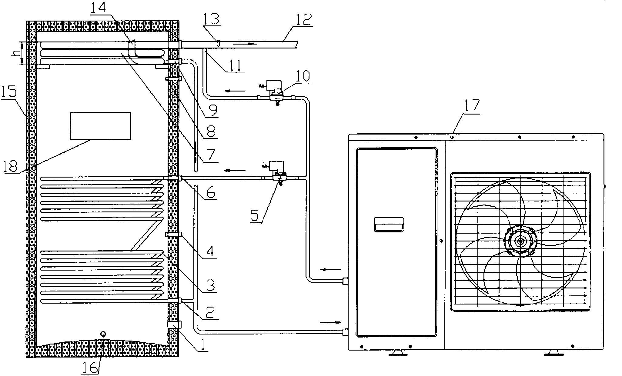Multi-stage self-adaptive household heat pump water heater