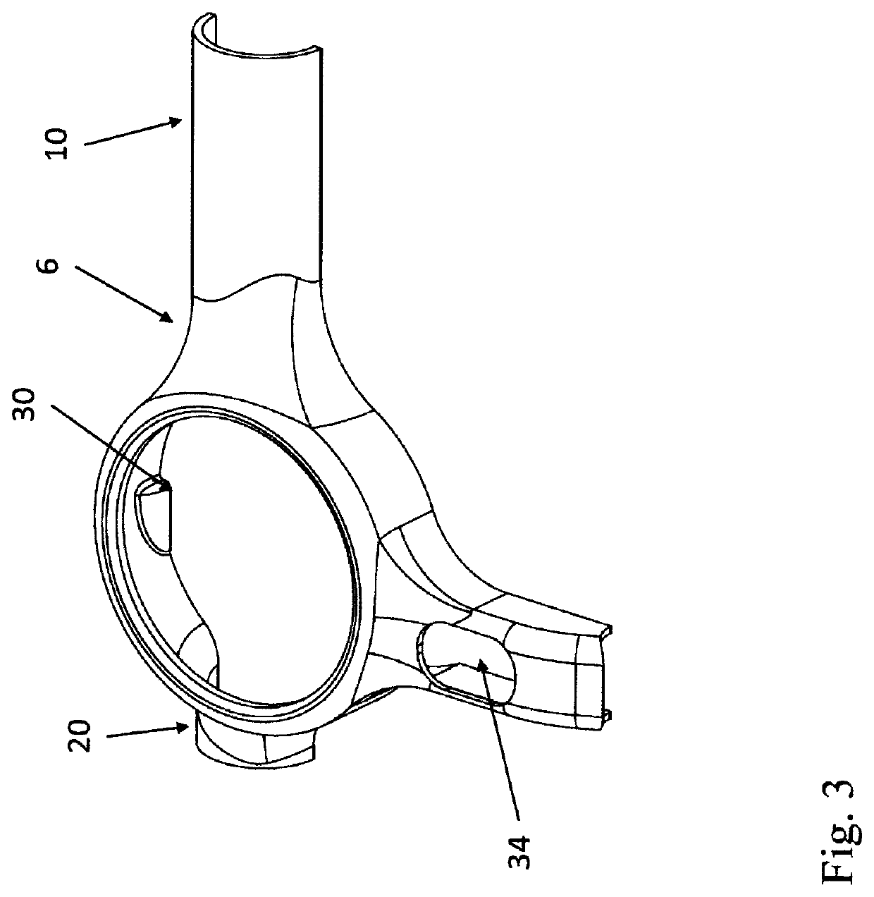 Vehicle rigid axle and method of manufacturing same