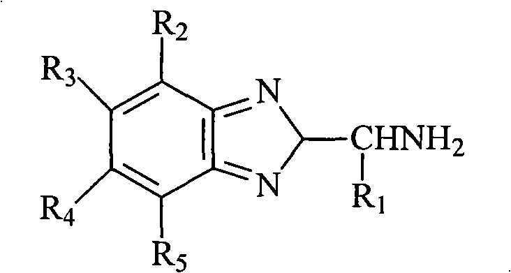 Method for preparing 2-aminoalkylbenzimidazole derivatives
