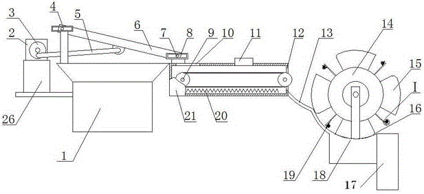 Contaminated soil stabilizing treatment device