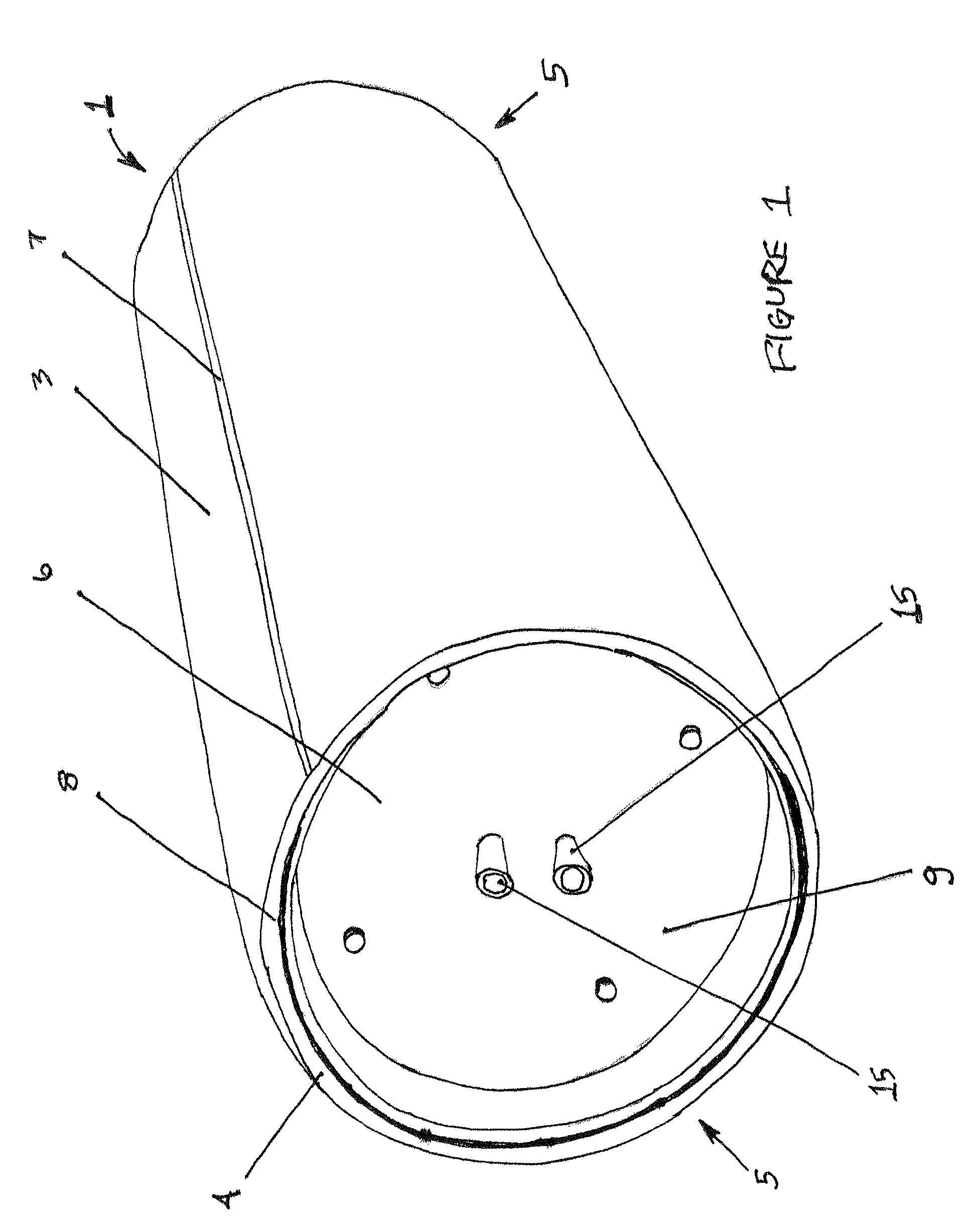 Container for transporting and storing hazardous substances and method for making the container
