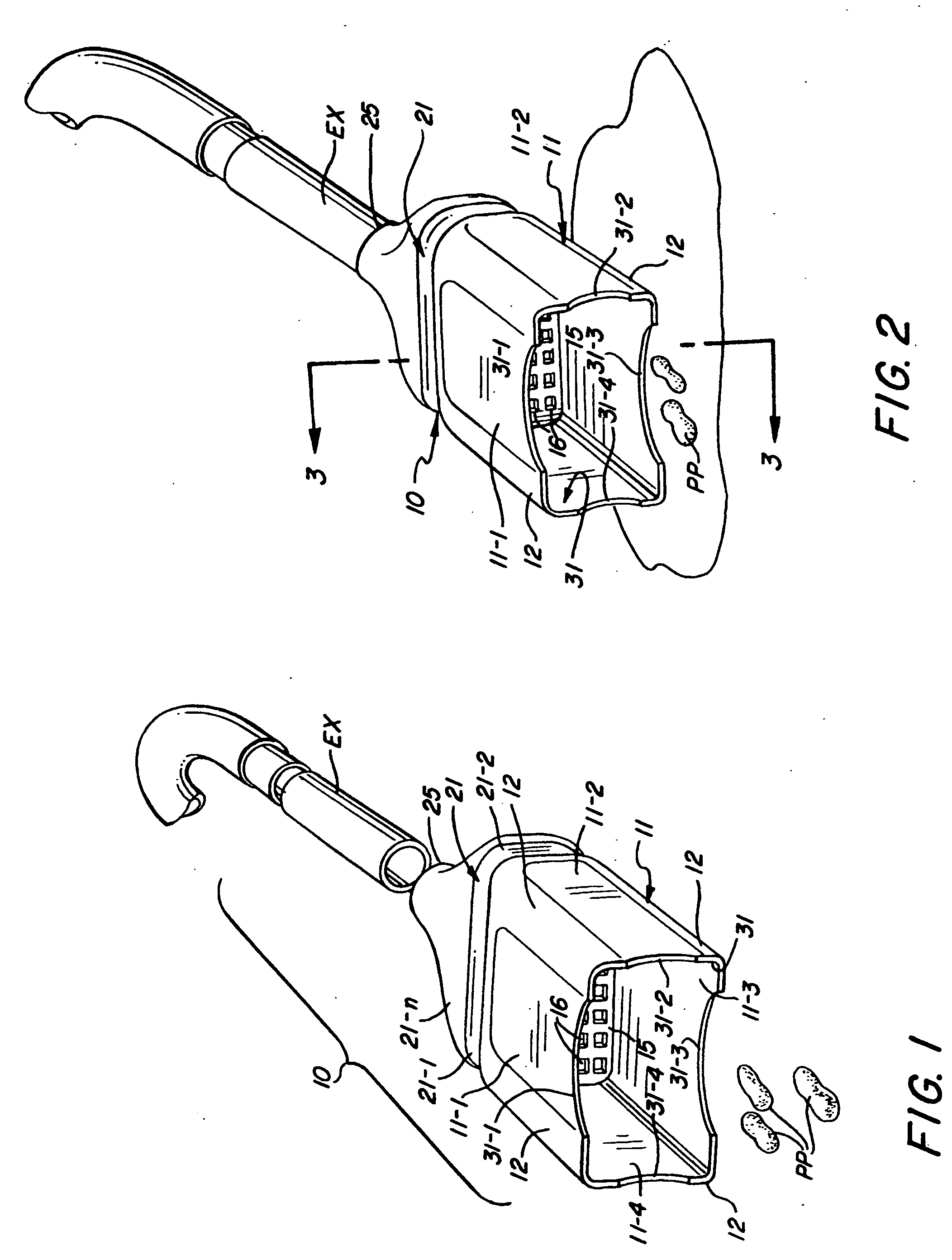 Apparatus for collecting lightweight packing particulates