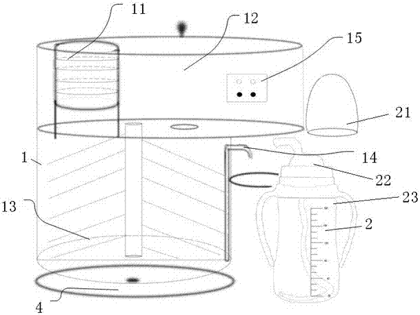 Intelligent nursing bottle