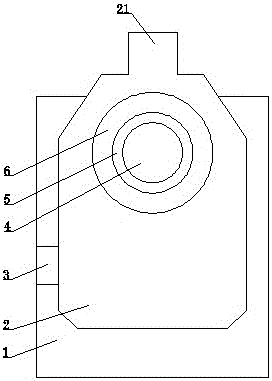 One-direction blocking mechanism of roller bed conveyor