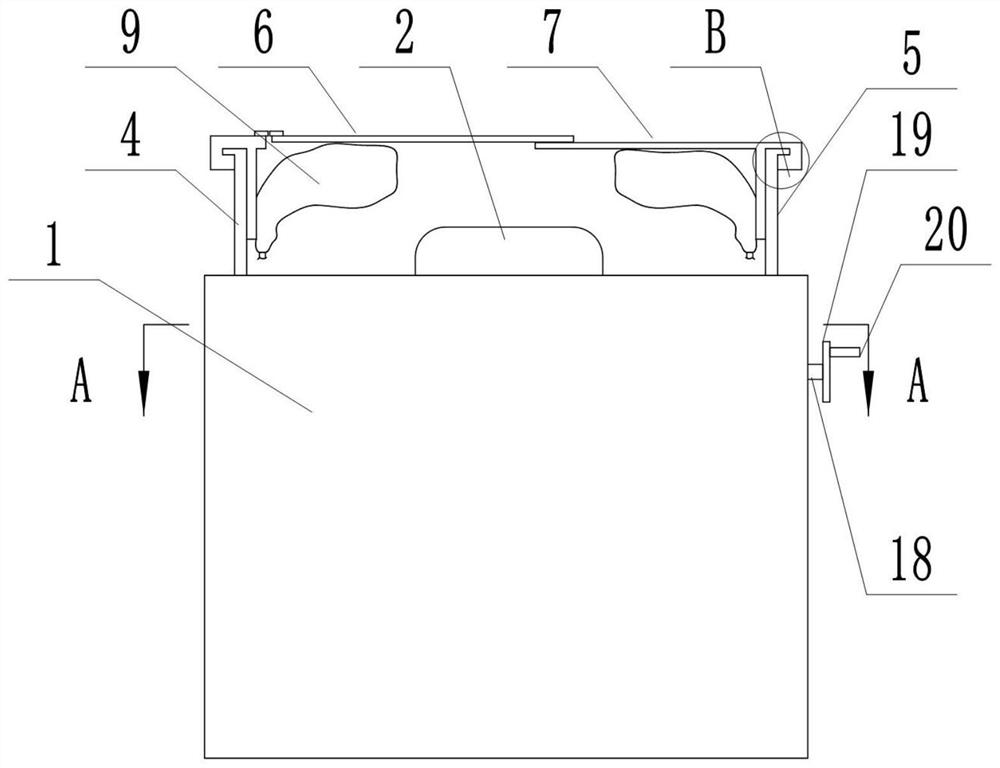 Novel abdominal radiotherapy fixing frame special for radiotherapy department