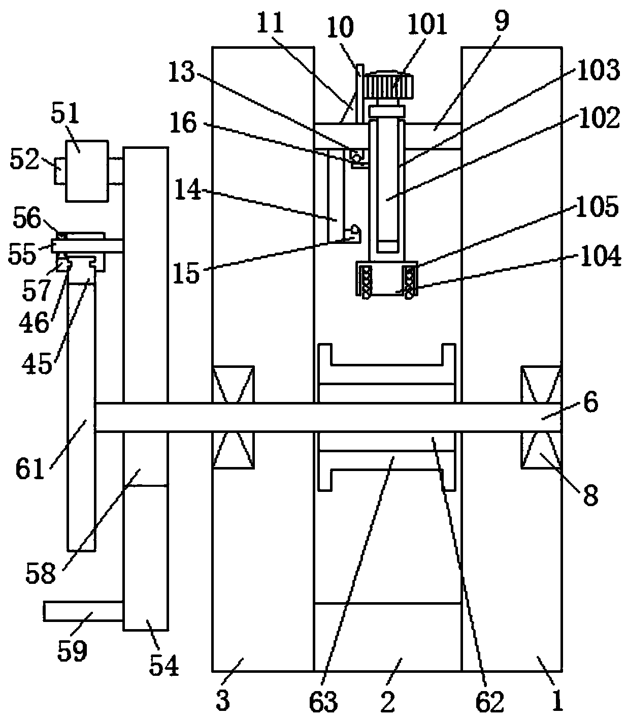 Simple full-automatic gasket die-cutting machine