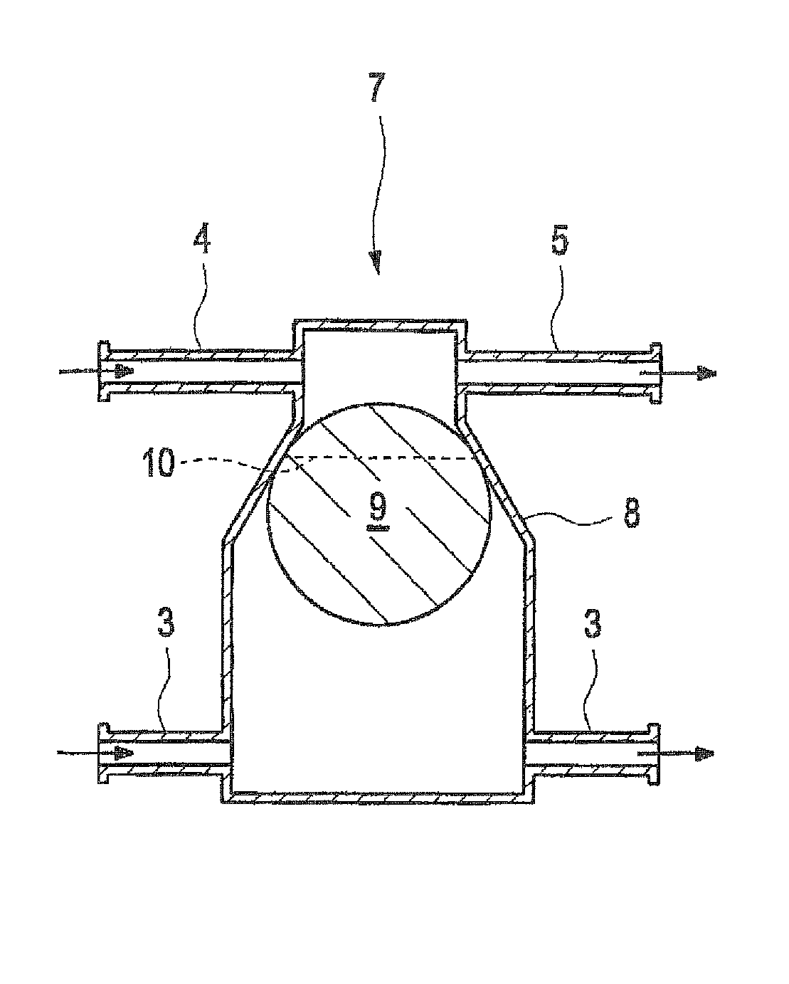 Valve arrangement for venting a coolant circuit of an internal combustion engine