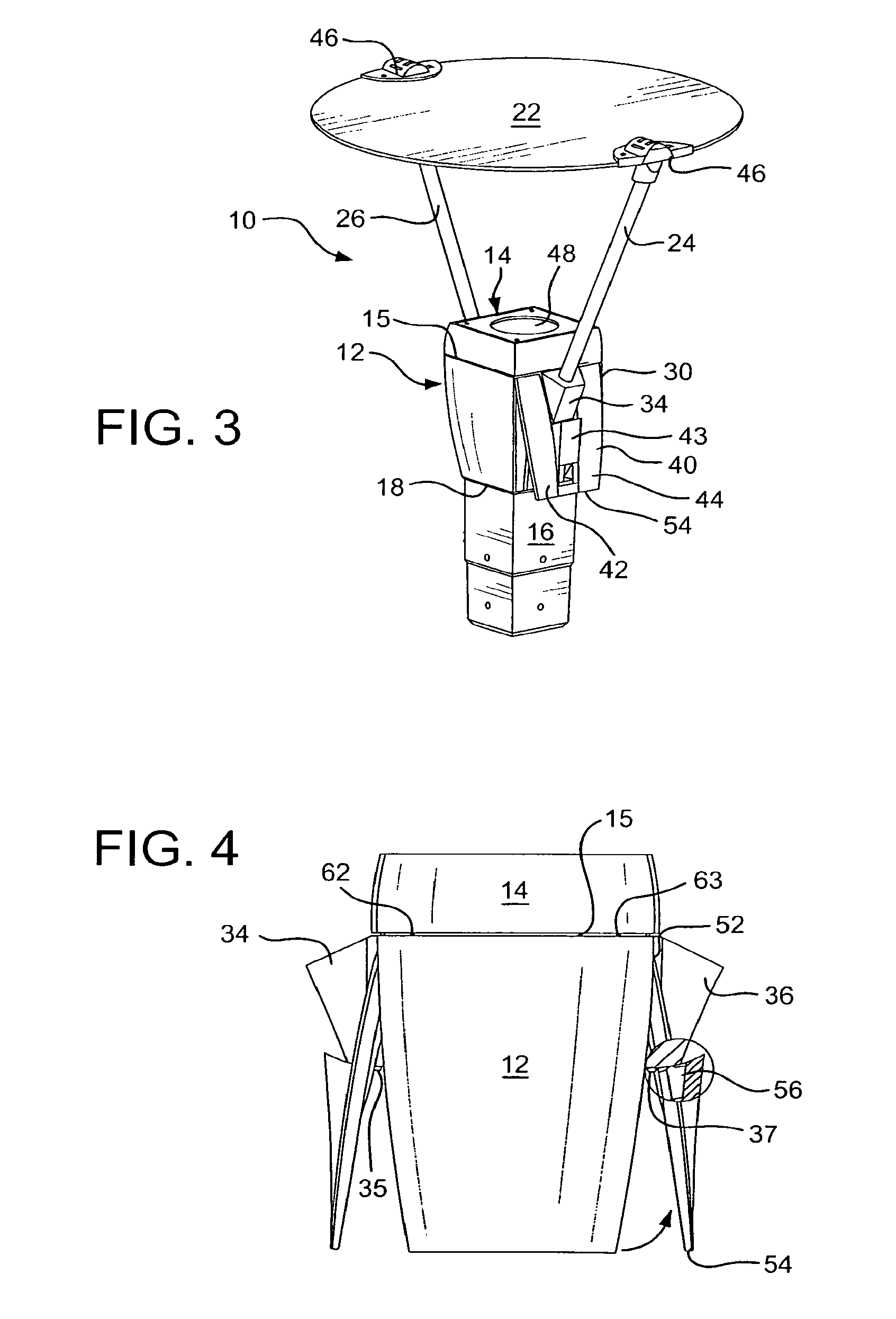 Lighting fixture having a latching system and an auxiliary emergency light