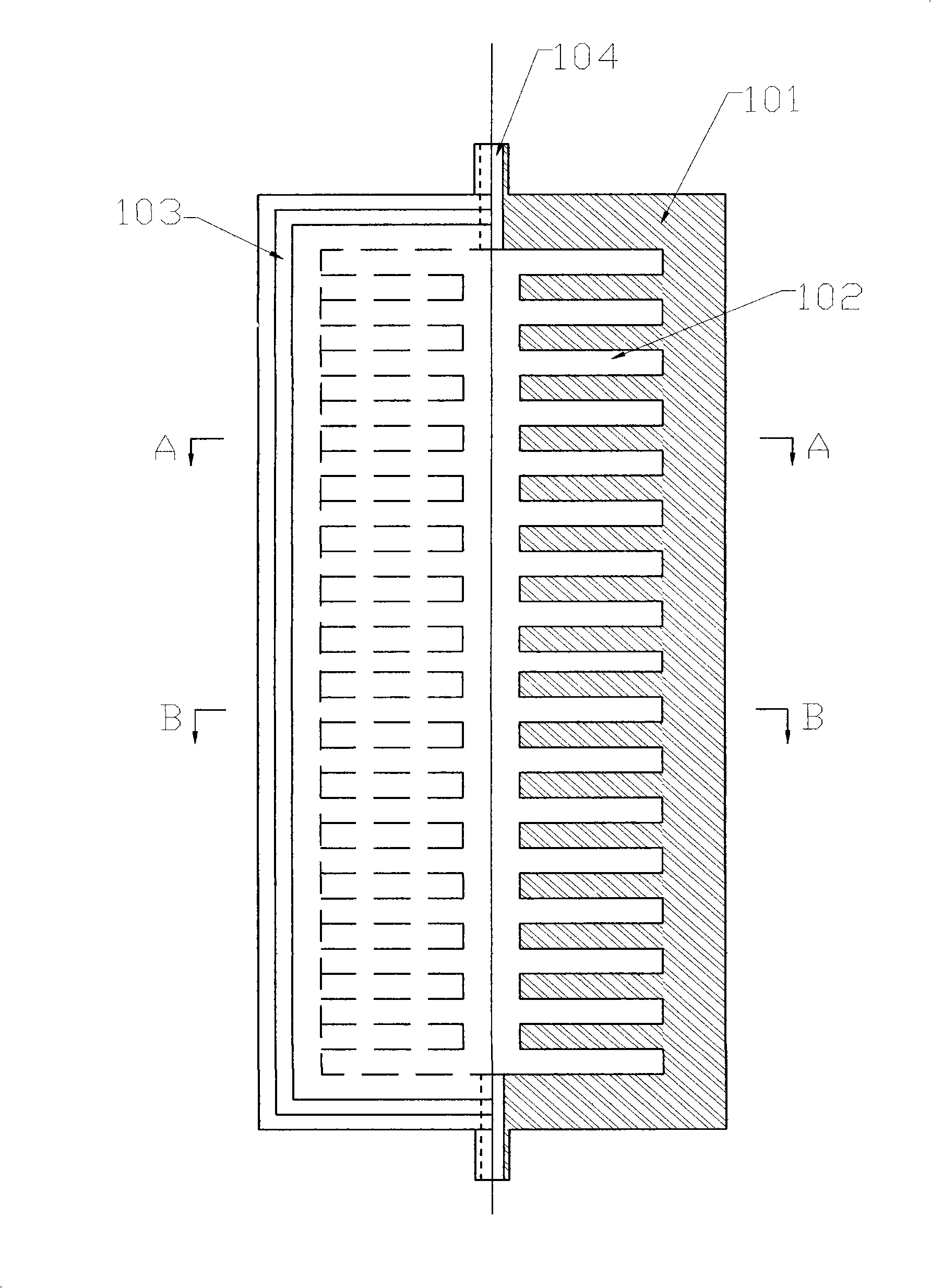 Electric preheating and constant temperature membrane separation device for producing high-purity hydrogen