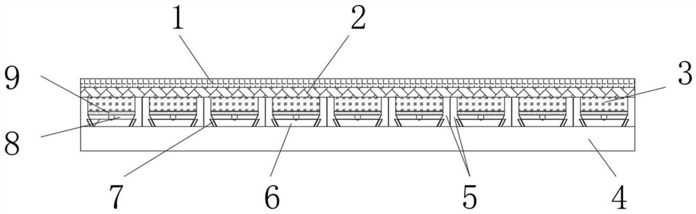 Anti-seepage drainage structure and construction method thereof