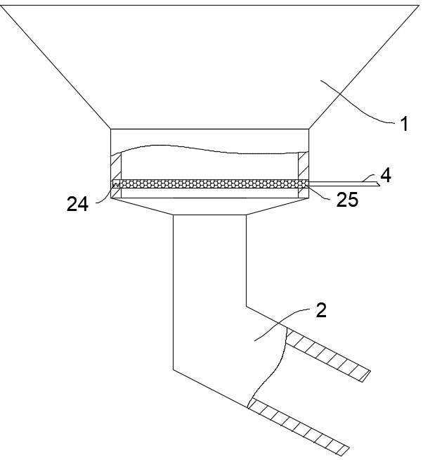 Concrete stirring device