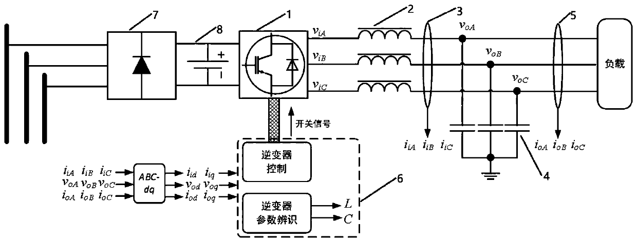 Uninterruptible power supply learning type load current estimation system