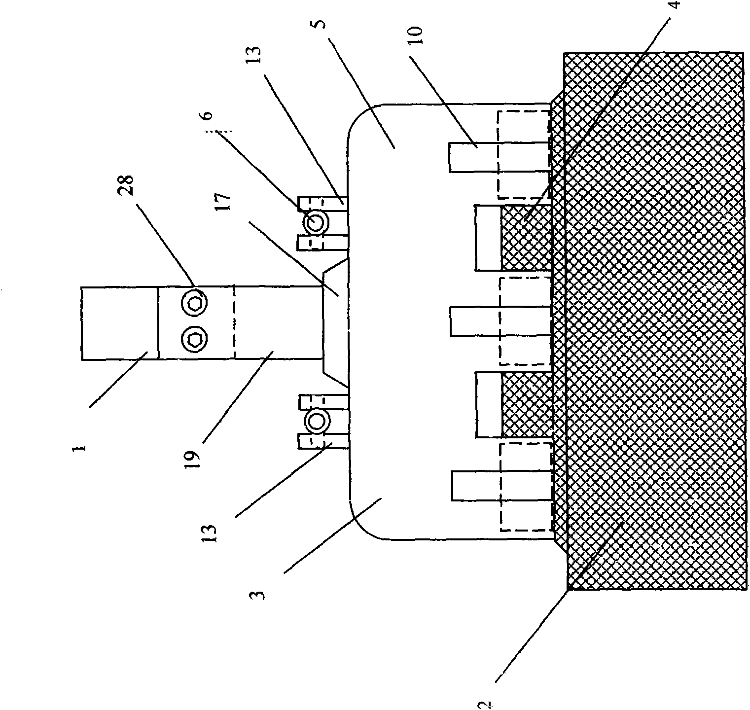 Novel anode electric-conducting device for aluminum electrolytic cell
