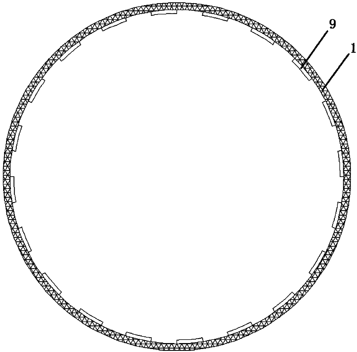 Tea leaf cooling and impurity removing barrel