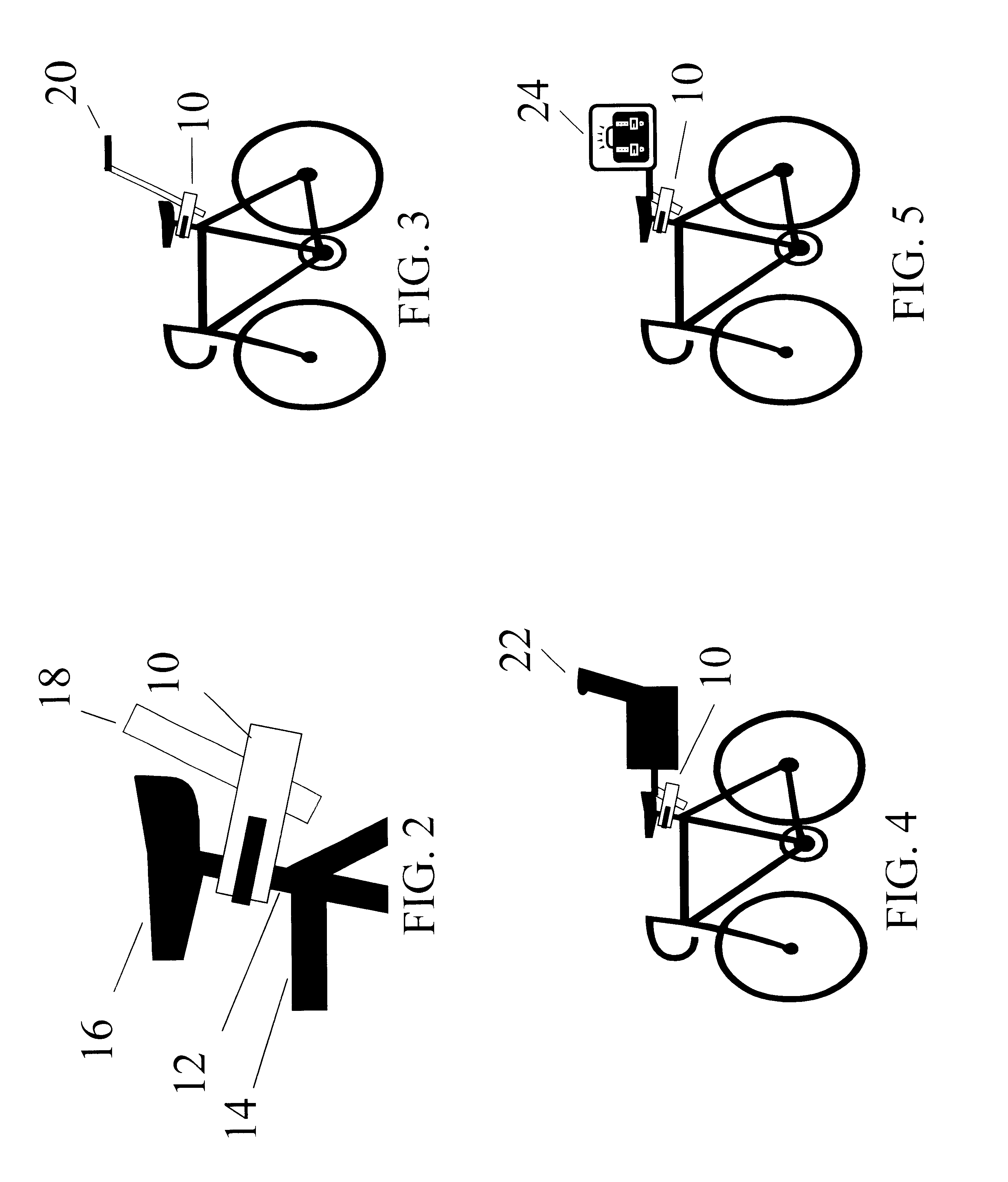 Bicycle accessory mounting apparatus