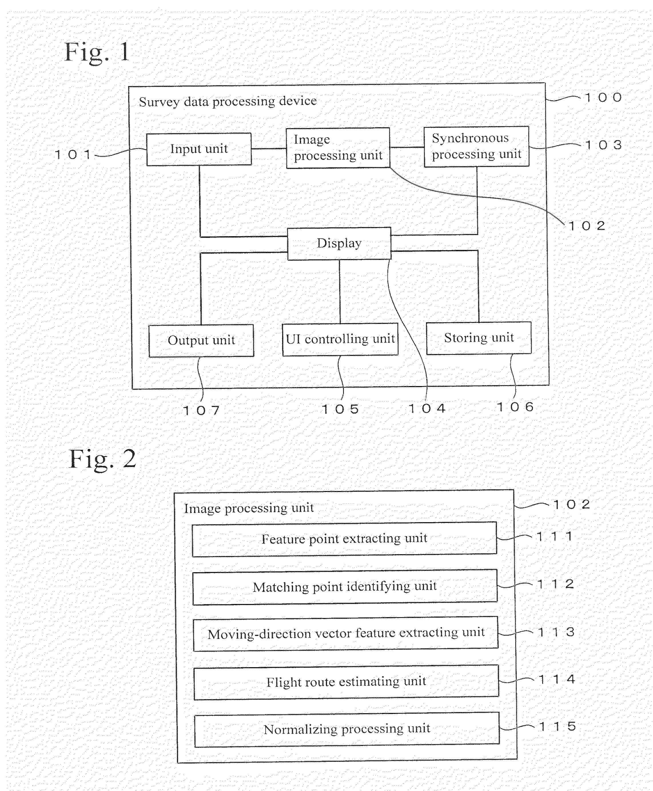 Survey data processing device, survey data processing method, and program therefor