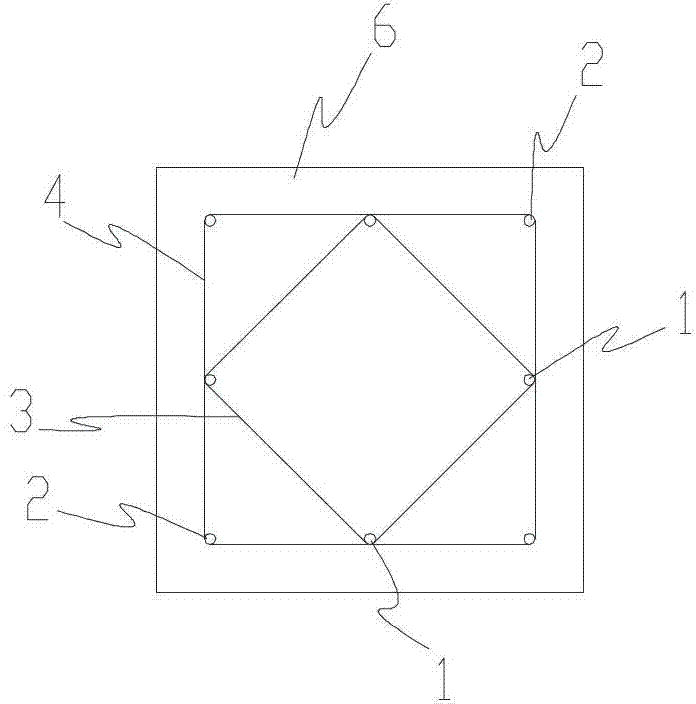 Prestressed concrete solid square pile and making method thereof