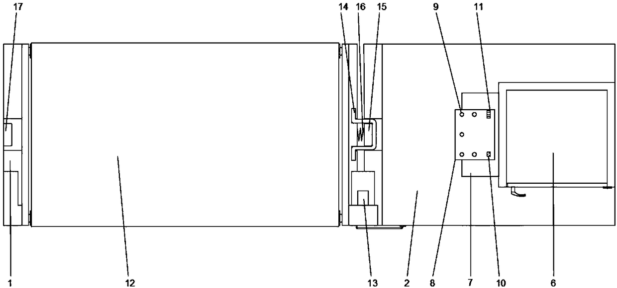 Light rail type electric material separating vehicle