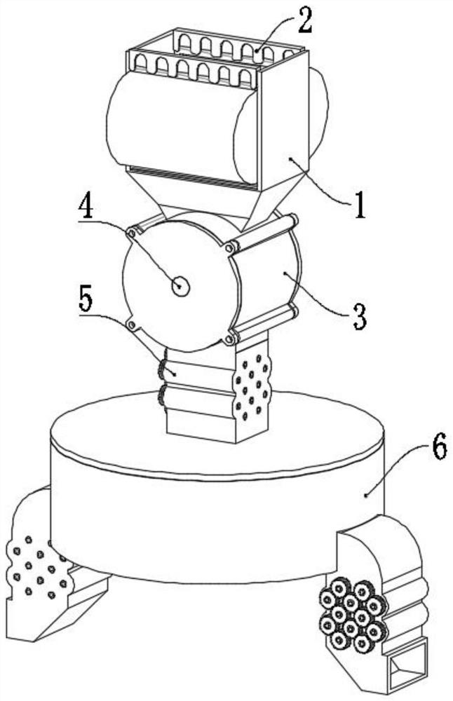 Grinding device for producing medicine for treating gastroesophageal reflux disease of old people