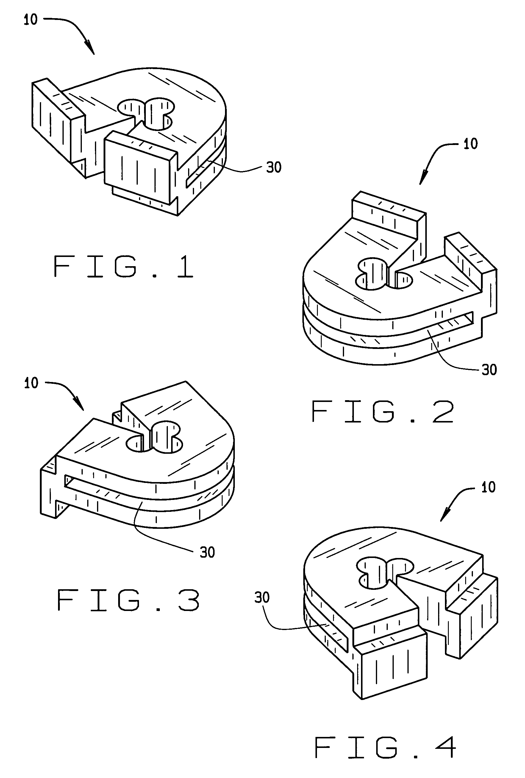 Grommets for sealing a hole in an electrical device housing through which electrical connectors exit