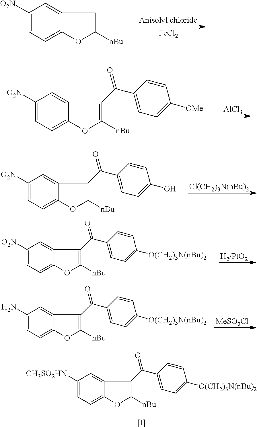 Process for preparation of dronedarone by oxidation of a hydroxyl group
