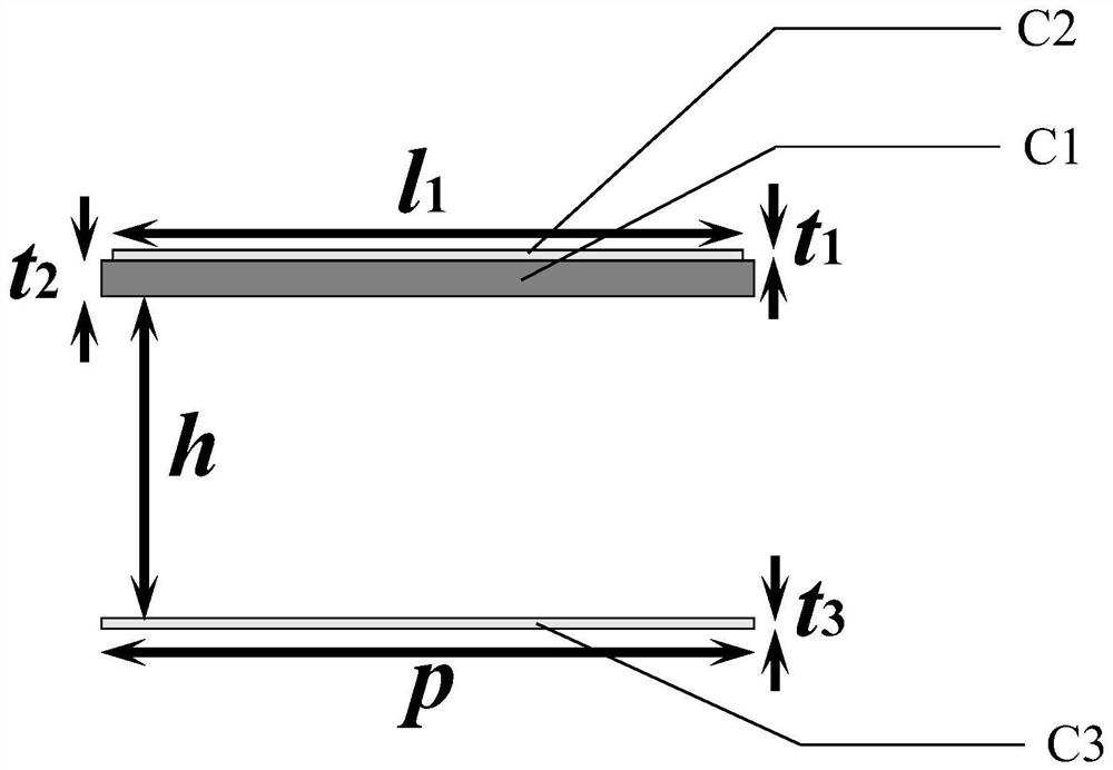 Wave-absorbing structure for UHF frequency band and communication equipment