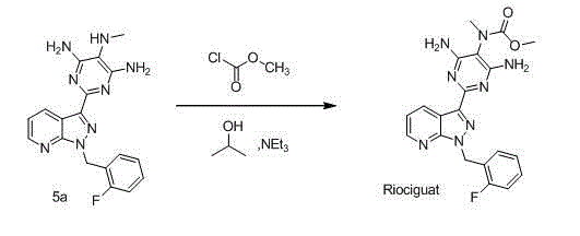 Method for synthesizing riociguat
