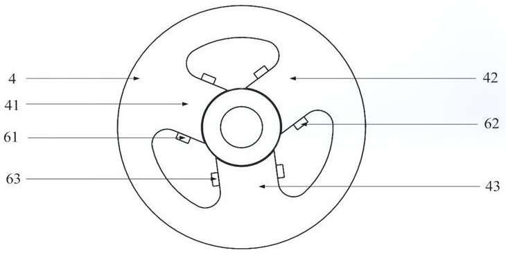 A three-degree-of-freedom spherical hybrid magnetic bearing with axial self-loop