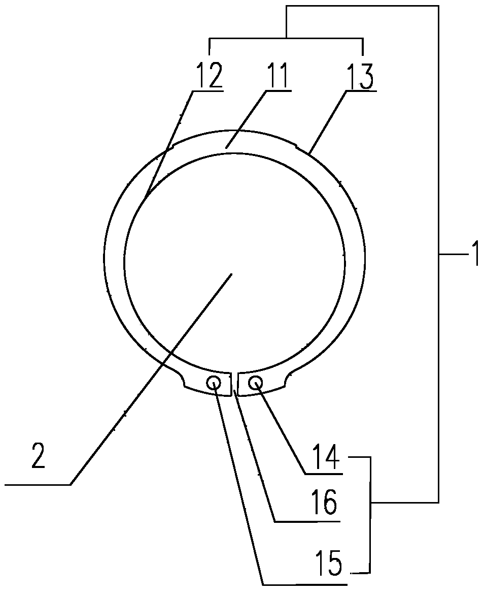 Check ring for shaft and machining method of check ring for shaft