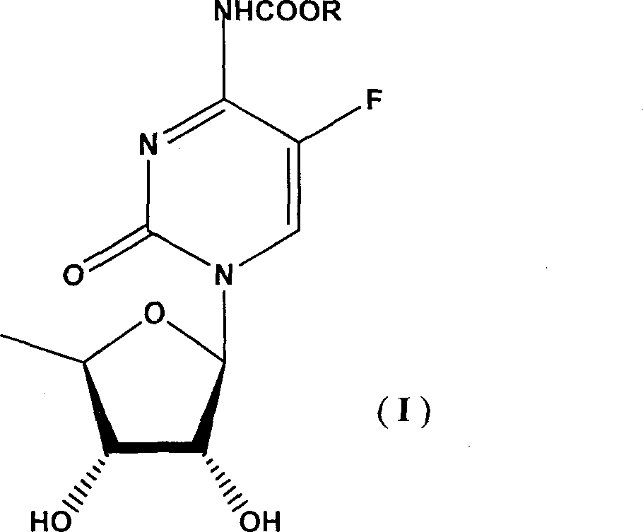Synthesis of N-acyl-5'-desoxy-5-flucytogly derivative