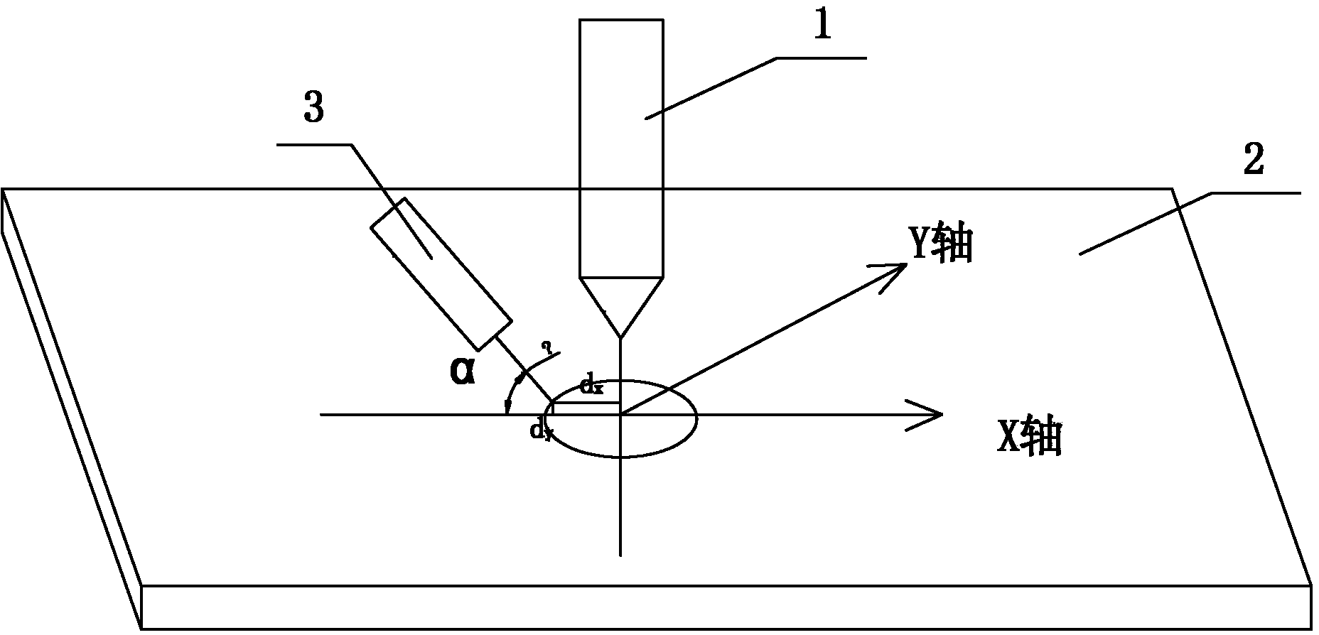 Wire side feeding clamping mechanism for welding