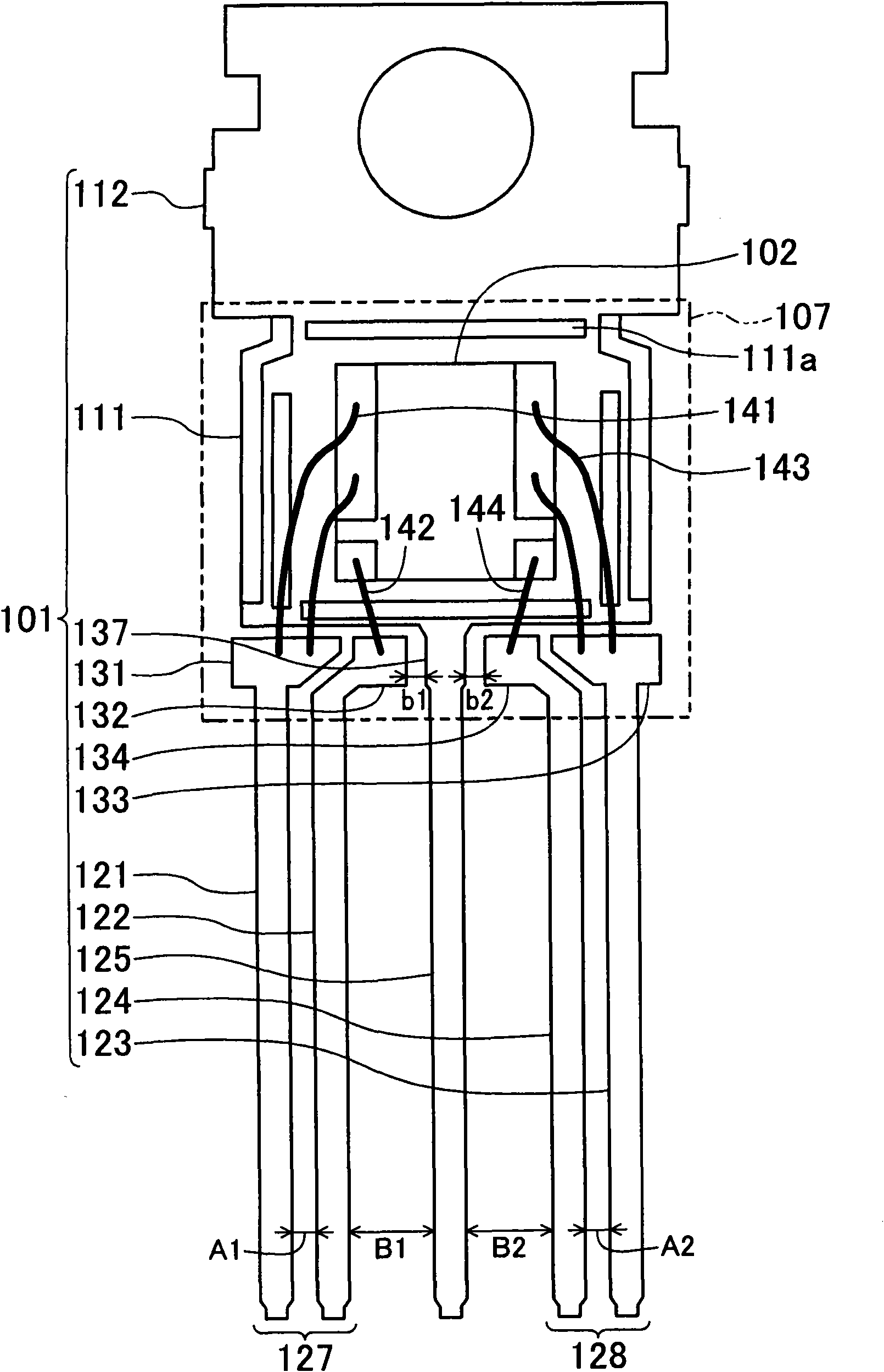 Semiconductor device and lead frame thereof