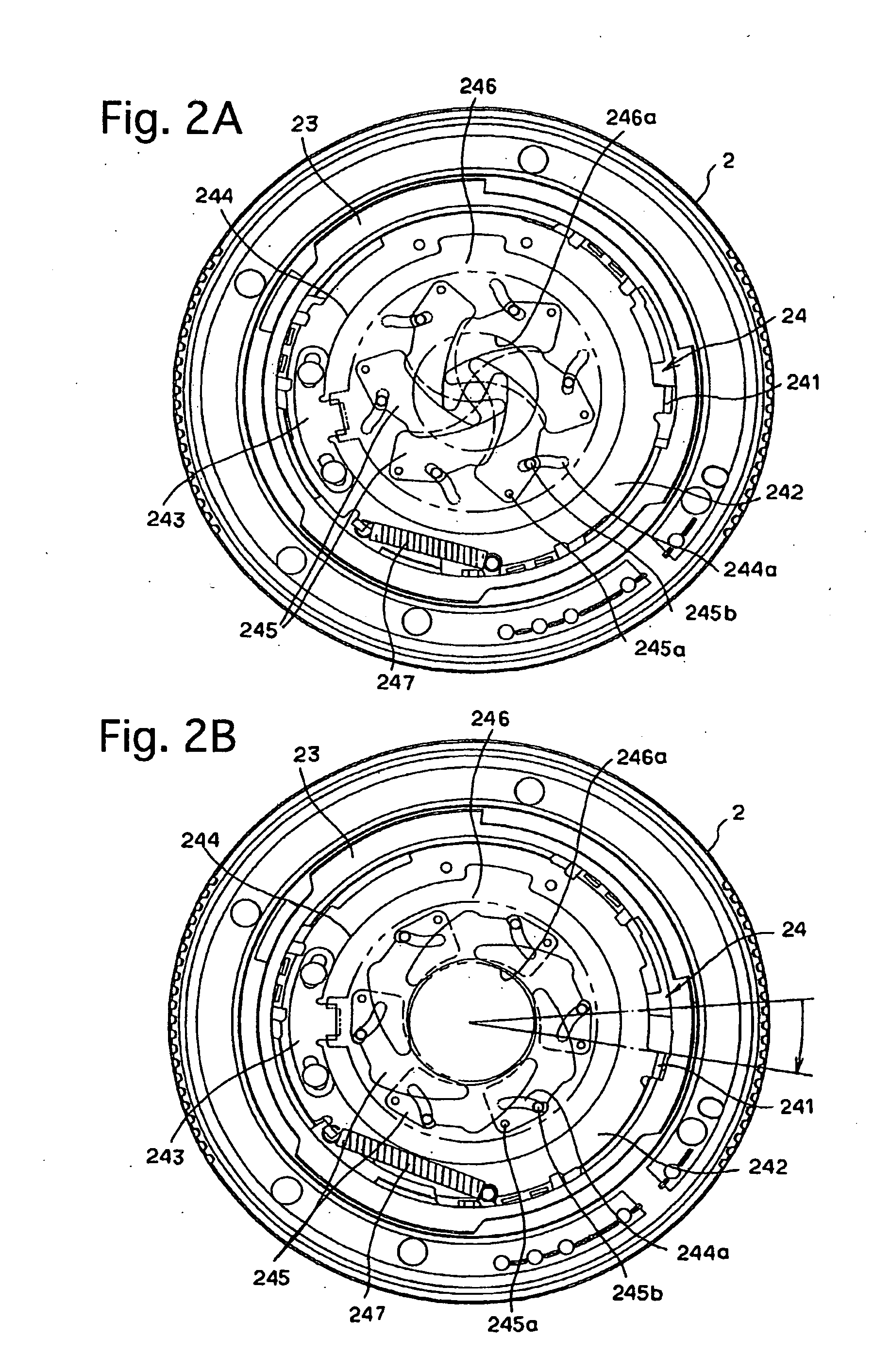 Diaphragm driving device of a camera system using an interchangeable lens