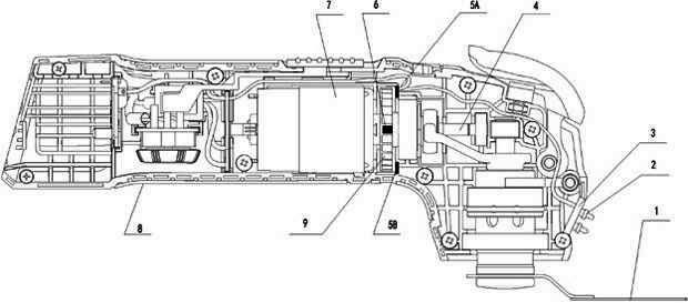 Multifunctional swing tool provided with stroboscopic part