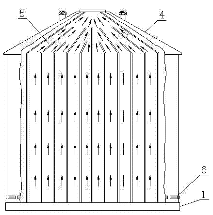 Constant-temperature insulation steel silo