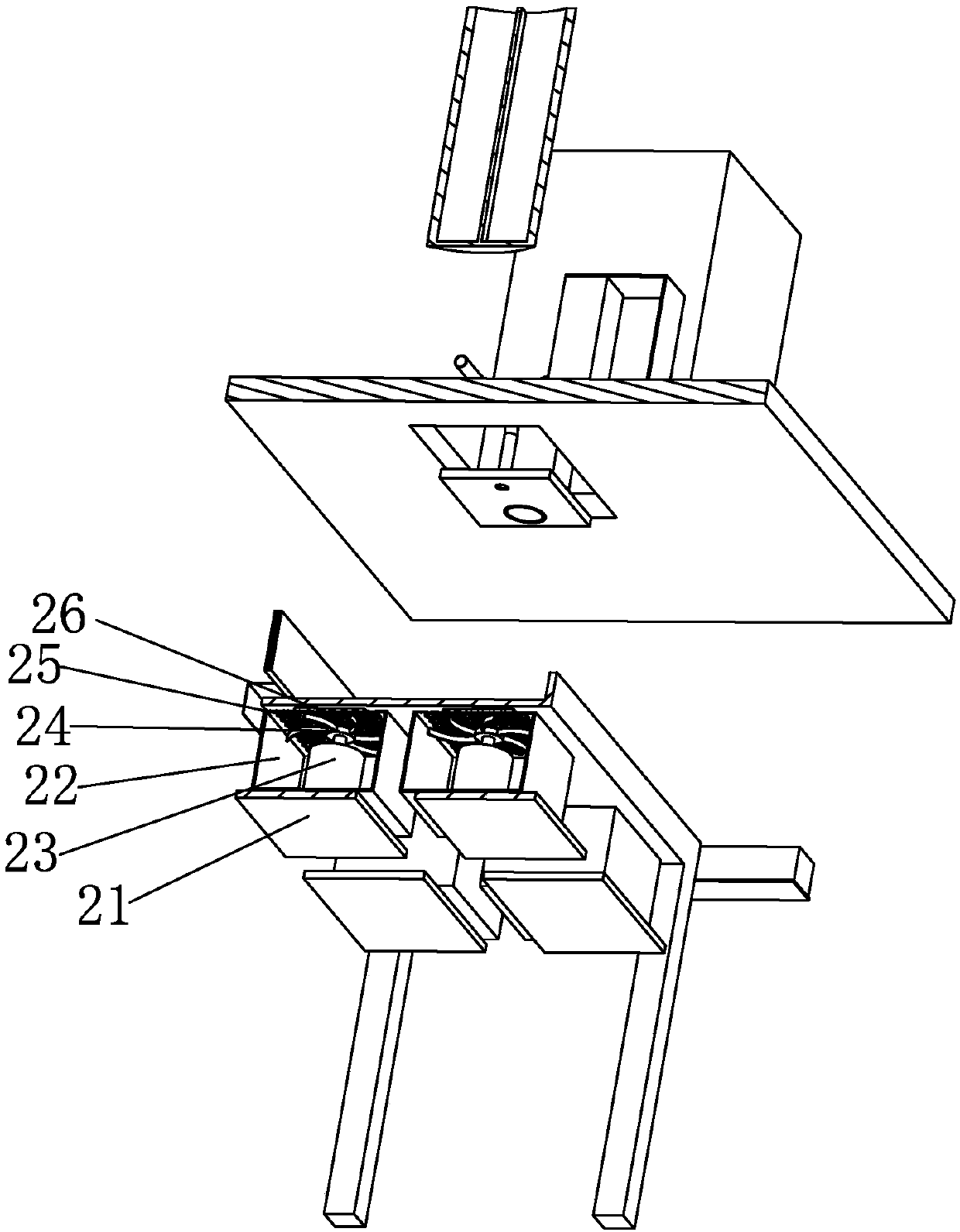 Yoghurt ice cream feeding apparatus