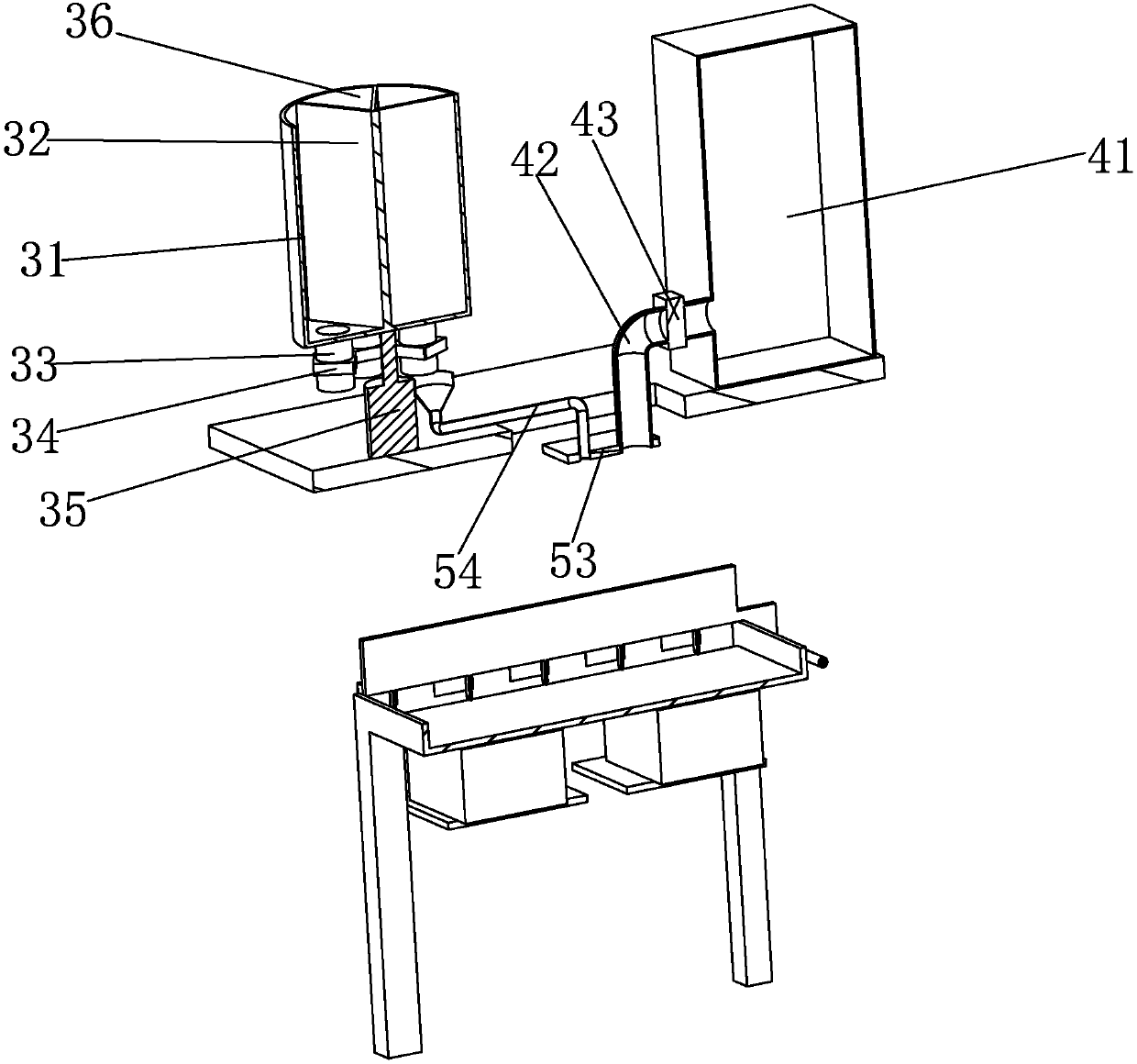 Yoghurt ice cream feeding apparatus