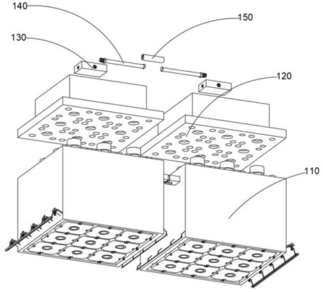 Hydraulic actuating mechanism for butt-welding processing of brazing aluminum alloy liquid cooling plate