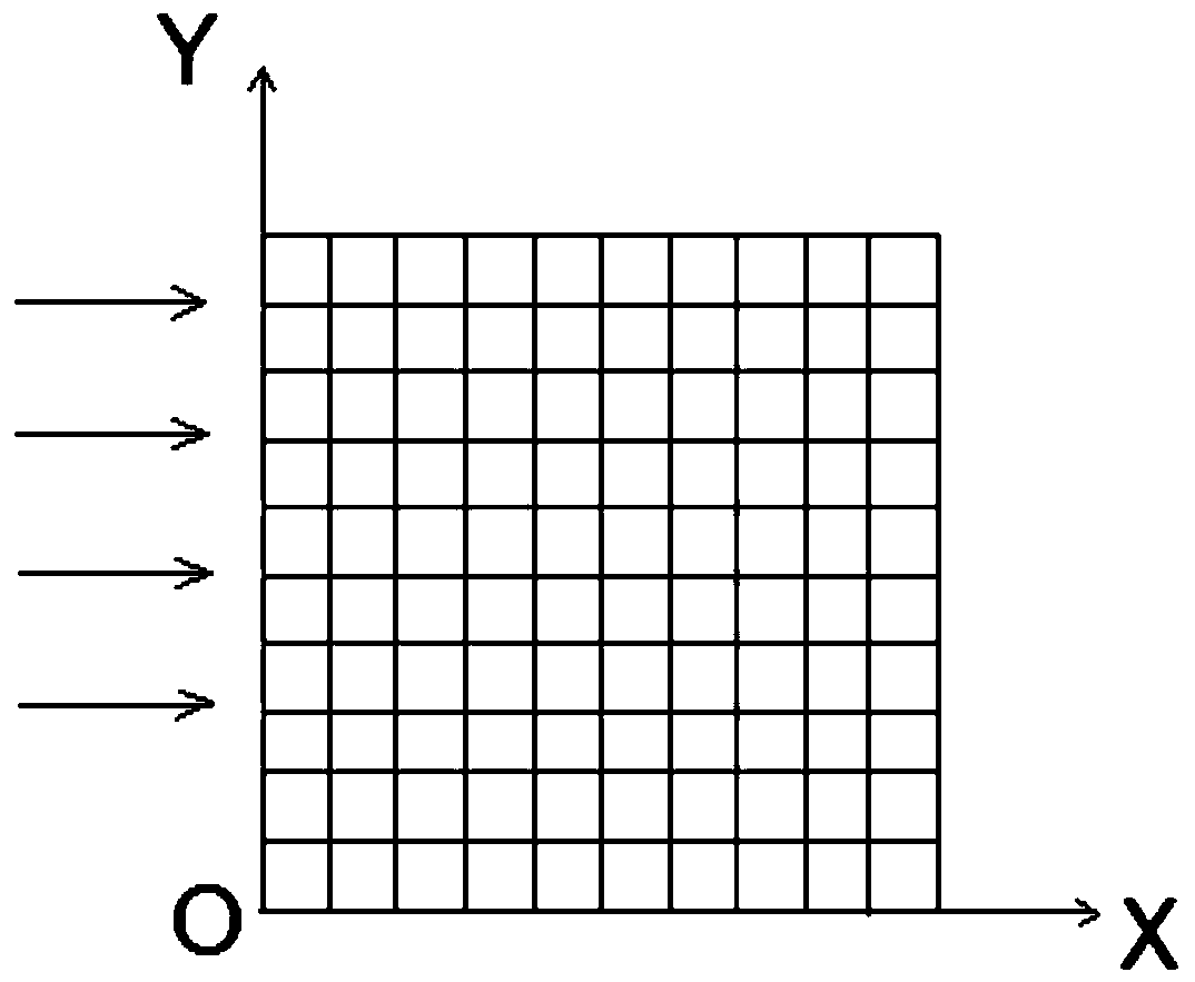 A grain harvester loss detection device and detection method