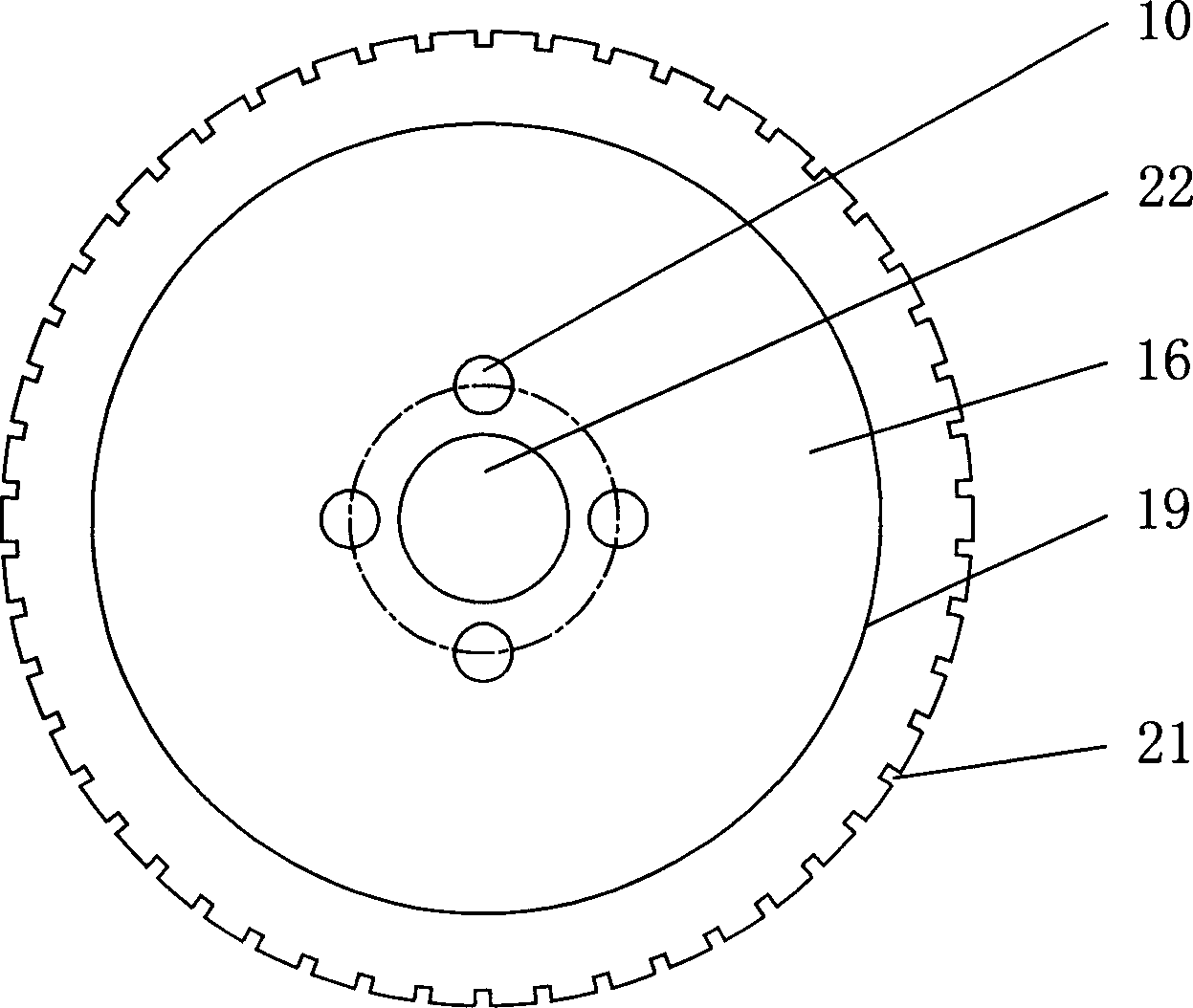 Processing method of ceramic dividing disc and its device
