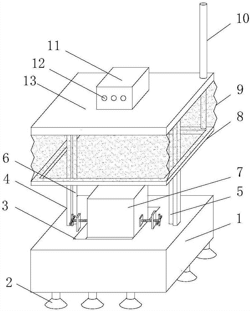 Water-cooled dustproof cooling device for domestic optical modem