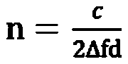 A method and device for measuring the refractive index of gas