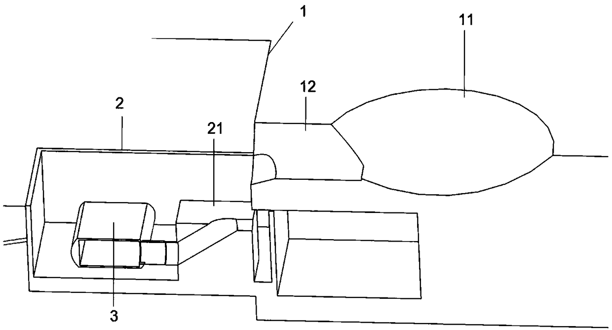 Convenient-to-use combination pillow for gastrointestinal endoscopy