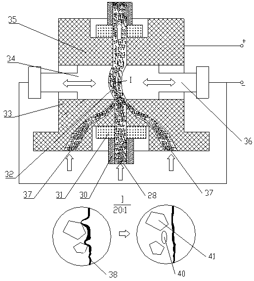 Vibration-assisted Abrasive Flow Electrolytic Micro-grinding Composite Finishing Processing Method