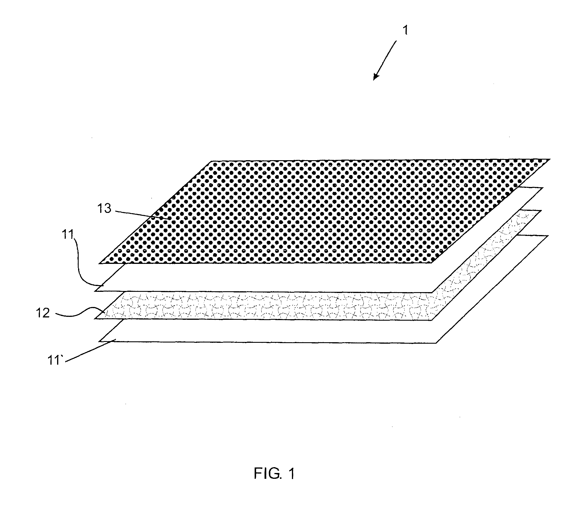 A process for manufacturing a composite material, and a composite material shaped with layers