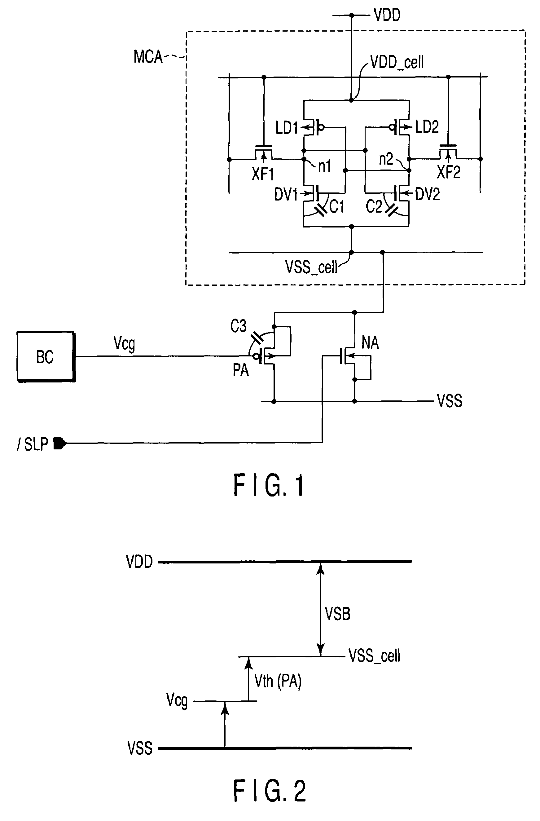 Static random access memory device and method of reducing standby current