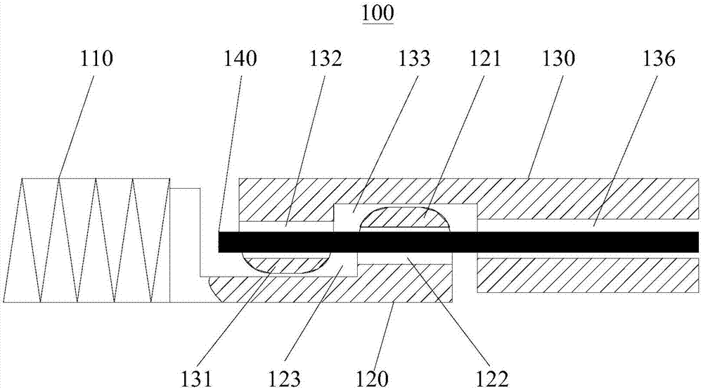 Machine detachment device and machine detachment system