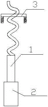 Manually-rotated cup brush