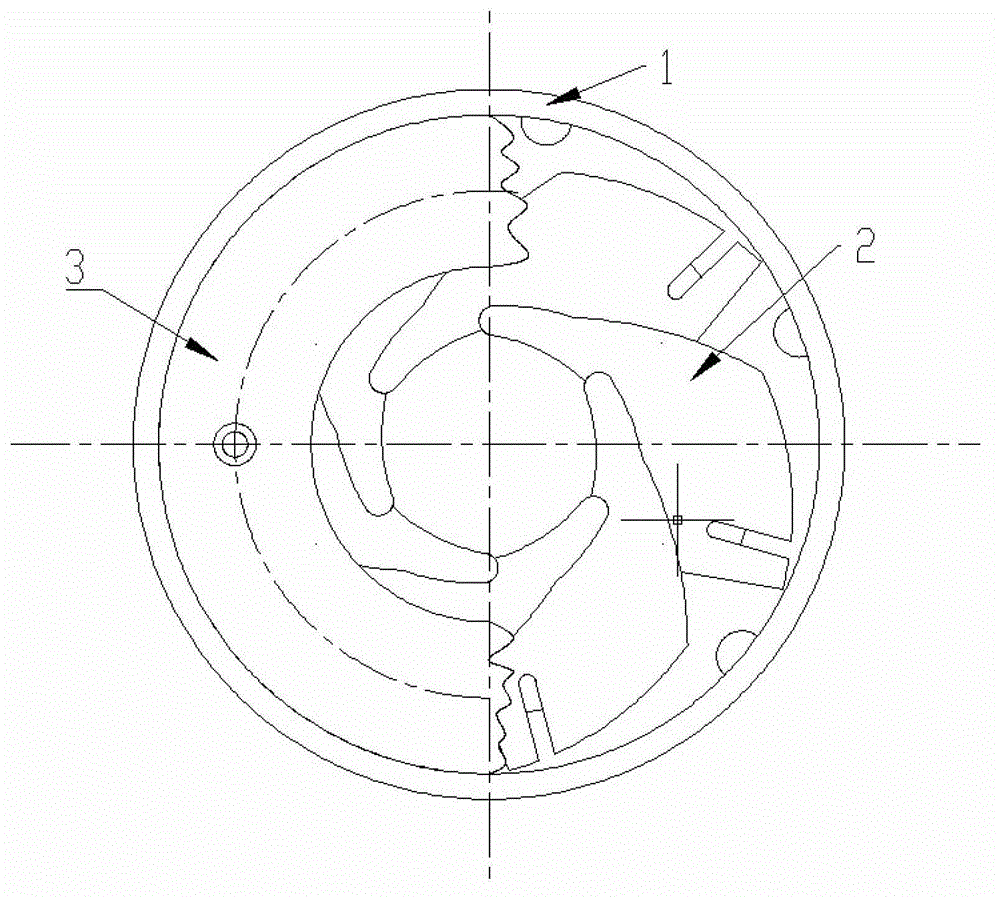 Negative pressure adjusting device for inlet of compressor with variable diameter